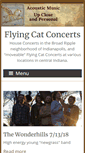 Mobile Screenshot of flyingcatconcerts.com